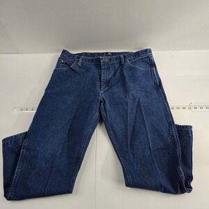 Wrangler 47 Regular Fit Jeans Men's Size fit 38x29 Dark Wash‎ Denim Classic